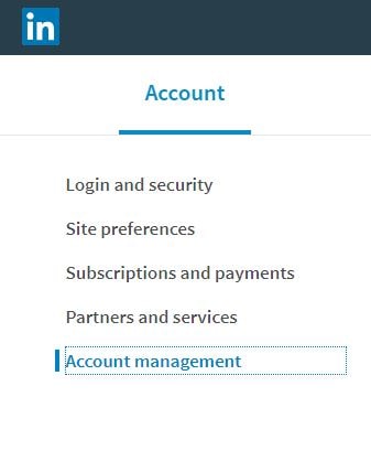 Account Management LinkedIn